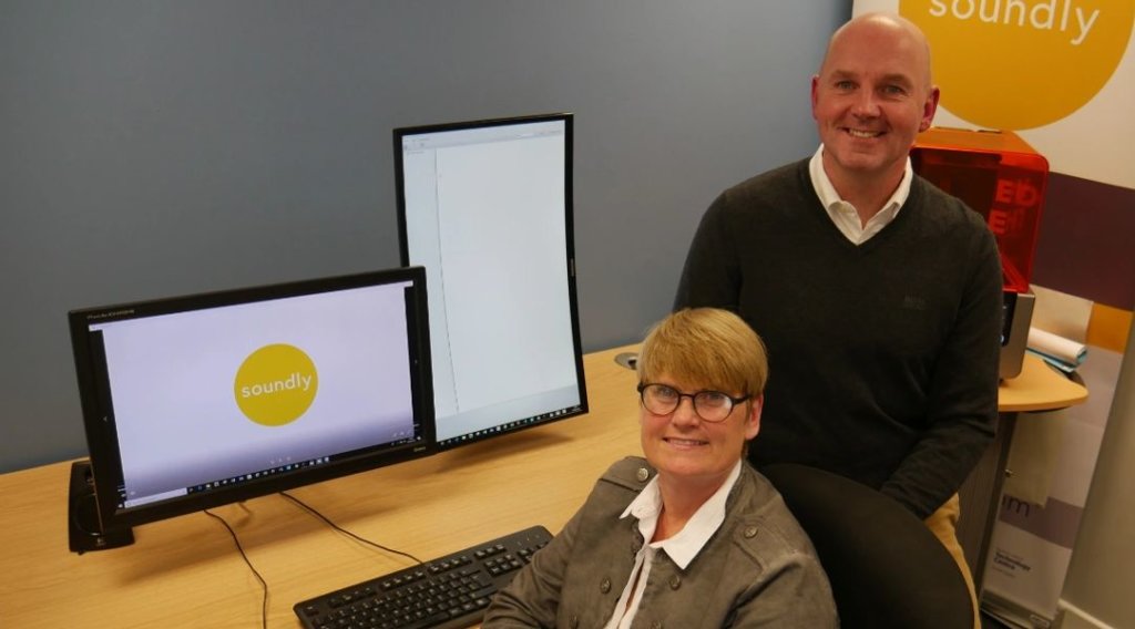 Judy and William Purvis of CinchORTHO at their office in River House Business Centre in Coleraine
