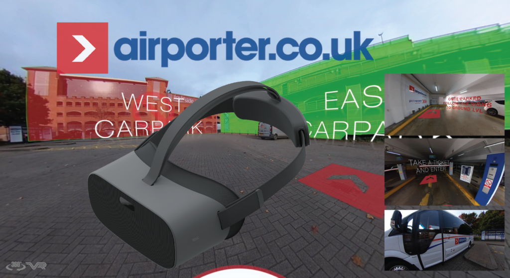 Airporters 360 virtual reality navigational tool. They were supported by NWRC Business Support Centre.