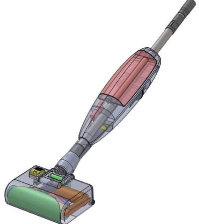 3D CAD image of Vacqua's vacuuming product which will help make floor maintenance a much faster and more pleasurable experience for users, achieving much better results than existing floor cleaning methods. methods.