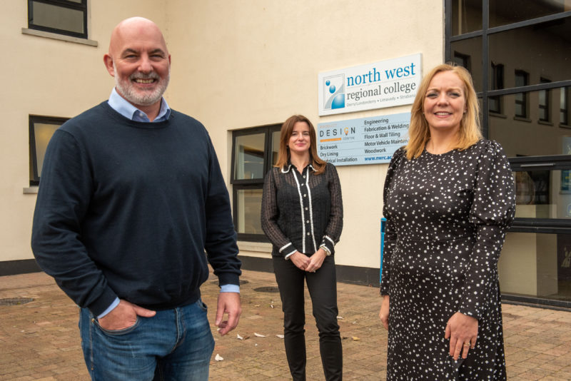 Members of NWRC's Business Skills team encouraged people from South Derry and Mid Ulster to apply for a new Welding Academy at NWRC Greystone.